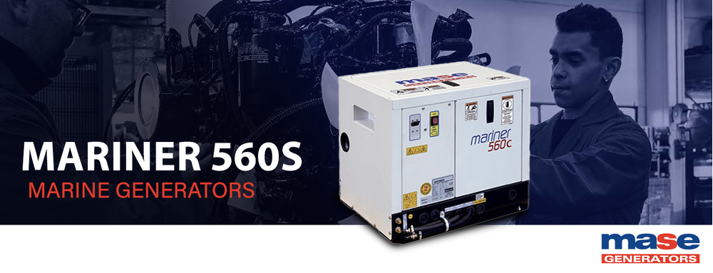 MASE GENERATORS - MARINER 560 S - 5.6 kW - 60Hz - 3600 RPM MARINER - 560S - MAIN